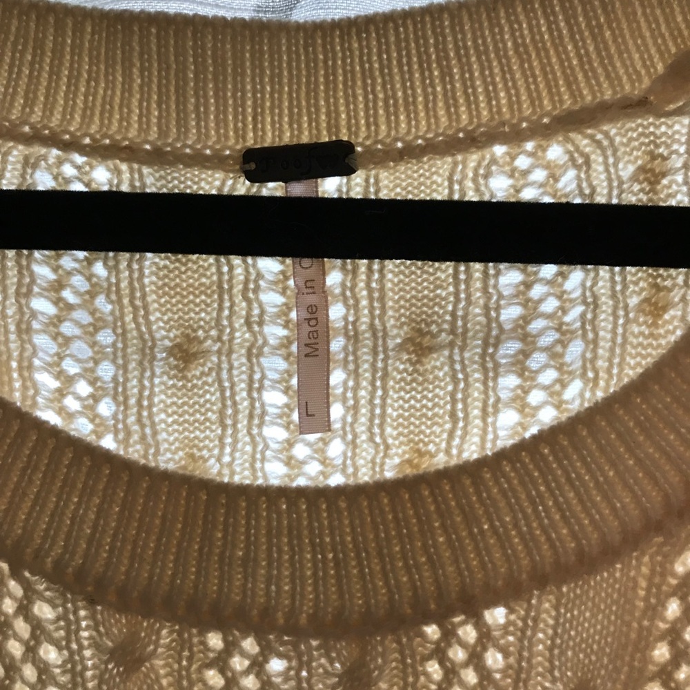 Ivory Open Knit Sweater - Picture 2 of 2